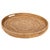 Boho Chic Artifacts Rattan Oval Tray For Sale - Image 3 of 4