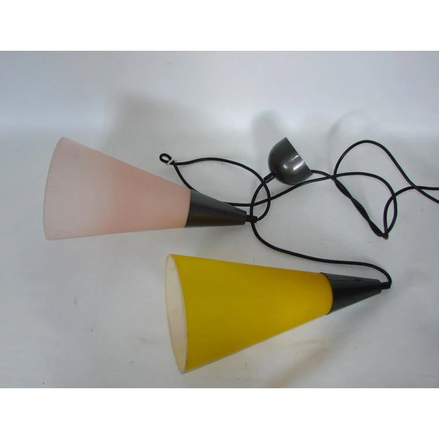 1970s Double Pendant Lamp by Solken, 1970s For Sale - Image 5 of 8