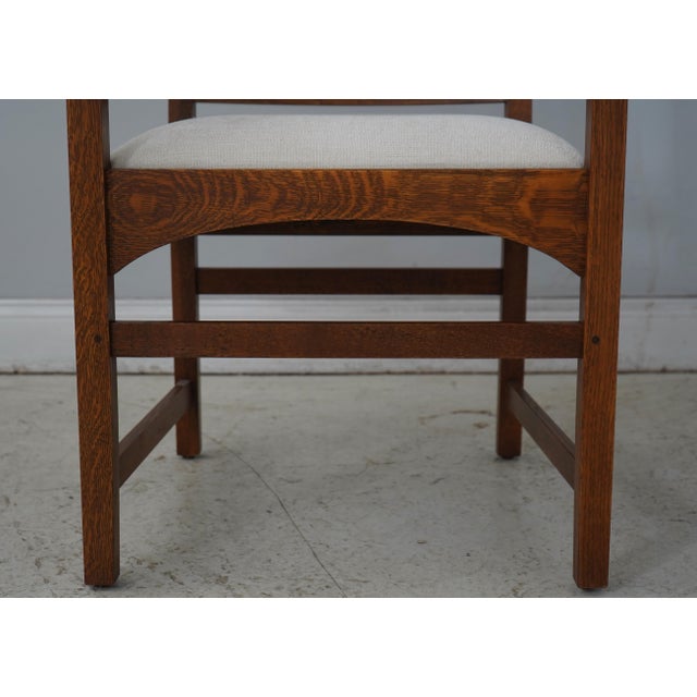 Set of 6 Stickley Harvey Ellis Mission Oak Dining Room Chairs For Sale In Philadelphia - Image 6 of 18