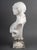 Sculpture Bust of a Woman in White Carrara Marble by Adolfo Cipriani, 1900s For Sale - Image 5 of 9