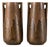 Vintage French Glazed Ceramic Model 244 Vases from Denbac, 1930s, Set of 2 For Sale