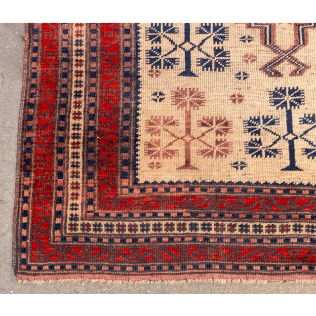 Textile Turkish Baluch Wool Rug, 5' 8" X 3' 4" For Sale - Image 7 of 9