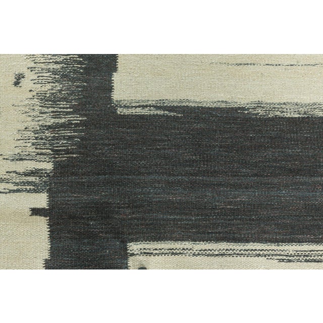 Large Abstract Modern Geometric Flat-Weave Rug by Doris Leslie Blau For Sale - Image 4 of 9