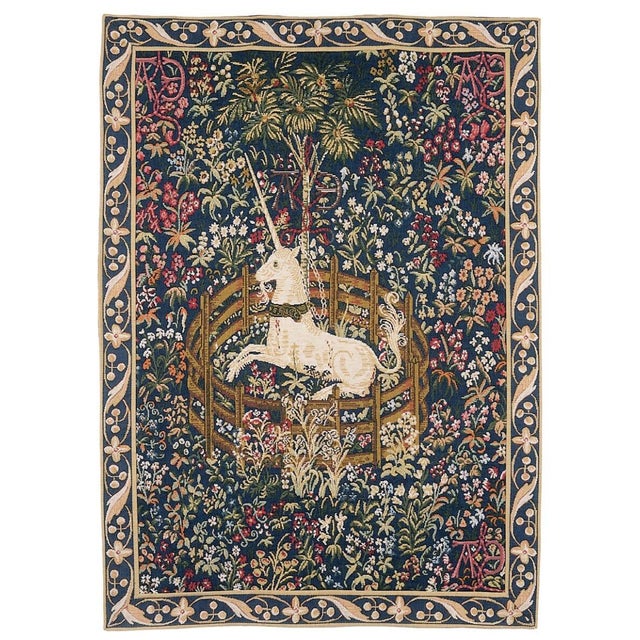 This tapestry was woven at the end of the fifteenth century, and is probably the last one in the series of La Chasse la...