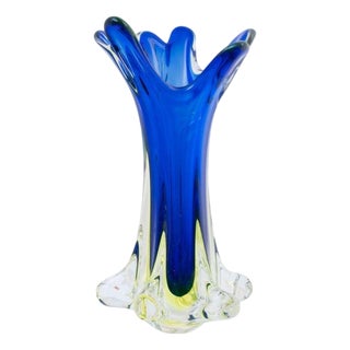 Glass Vase from Fratelli Toso, Italy, 1970s For Sale