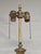 Vintage Crystal and Brass Column Table Lamps - Style of William Kessler Baccarat For Sale In Denver - Image 6 of 17