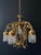 Vintage Gold Chandelier with Putti and Pendants, 1960s For Sale - Image 14 of 14