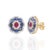 This is part of Chairish’s Fine Jewelry assortment. Earrings create a subtle beauty while showcasing the colors of the...
