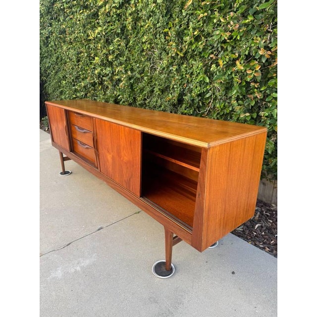Mid-Century Modern Teak Sideboard Credenza For Sale - Image 13 of 15