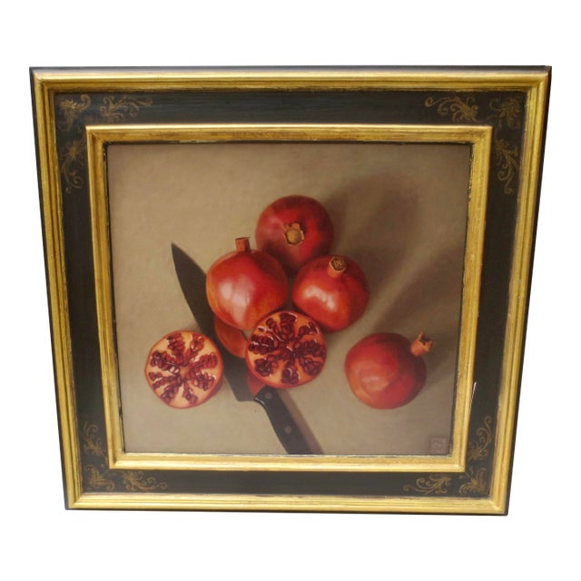 Michael Leonard Painting Pomegranates 1996 For Sale