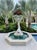 Vintage Neoclassical Cast Stone Fish Pedestal Fountain Planter For Sale - Image 9 of 12