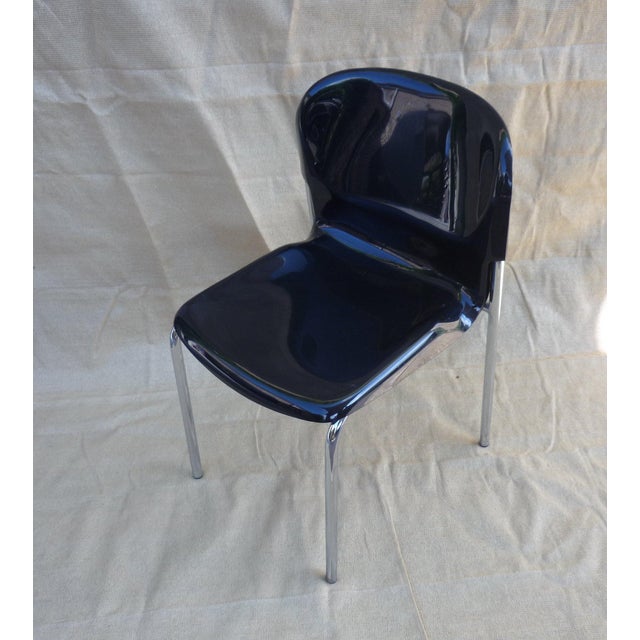 Metal Space Age Chair by Gerd Lange for Drabert, 1983 For Sale - Image 7 of 7