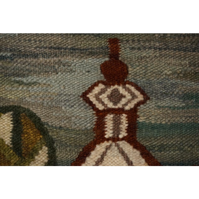 Large Architectural Kilim Tapestry by Piotr Grabowski, 1970s For Sale - Image 6 of 10