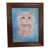 Judgy Kitty Cat Portrait Painting Signed For Sale