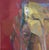 Phantom by Elena Burykina | Oil on panel Portrait of a figure wearing a golden helmet. For Sale - Image 4 of 5