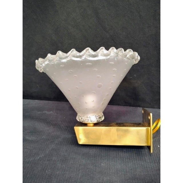 Vintage Wall Lights from Barovier & Toso, 1950s, Set of 2 For Sale - Image 9 of 12