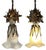 Vintage Filip Ravert Romblast White Frosted Romblast Shade Tole Pendant Light For Sale In New York - Image 6 of 18