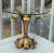 Mid-Century Modern S. Salvadori Firenze Mid-Century Modern Gilt Regency Metal Italy Table Glass Top For Sale - Image 3 of 18