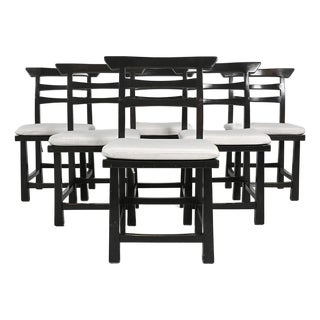 Set 6 Maria Yee Ming Style Dining Chairs For Sale