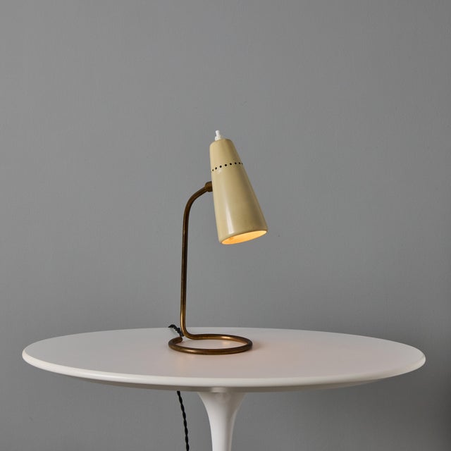 1950s Stilnovo Table Lamp With Original Yellow Label For Sale - Image 13 of 18