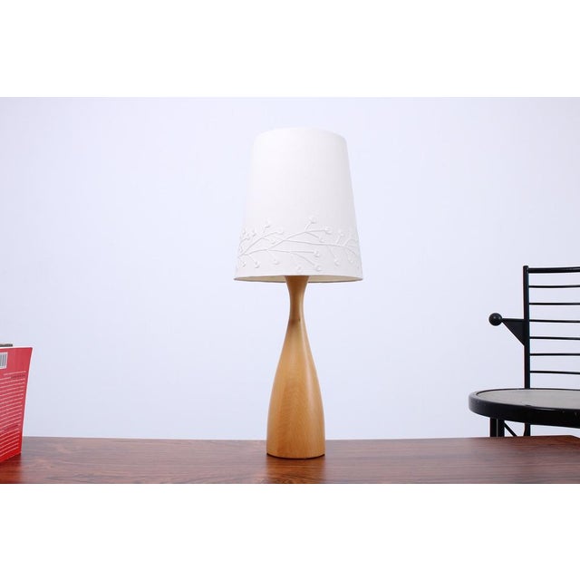 1990s Birch Wood Table Lamp from Ikea, 1990s For Sale - Image 5 of 16