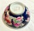 Blue Vintage Hand Painted Deep Cobalt Blue Porcelain Bowl - 10" For Sale - Image 8 of 11