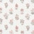 Sample - Schumacher Bunny Fabric in Rose For Sale