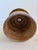Wood Vintage Pencil Reed Rattan Lamp With Brass Accents For Sale - Image 7 of 9