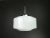 Silver Bauhaus Opal Hanging Lamp For Sale - Image 8 of 8
