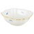 Porcelain Square Bowl with Blue Floral Motifs and Gilt Edge by Meissen, Germany For Sale - Image 5 of 5