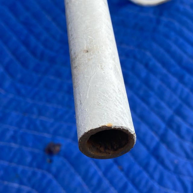 Mid-Century Rotating Wrought Iron 21 Ring Plant Stand For Sale - Image 9 of 13