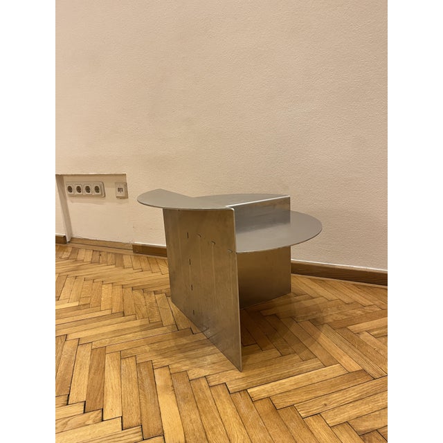 Silver Vintage Danish Rivet Side Table from Frama, 2010s For Sale - Image 8 of 12