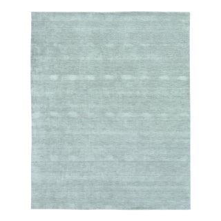 Exquisite Rugs Rheine Hand Loom Wool Light Gray - 8'x10' For Sale
