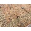 Mid 20th Century 1940s Orange Peach Antique Geometric Antique Persian Tabriz Rug 9'3" X 12'10" Handknotted Wool Carpet For Sale - Image 5 of 5