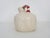 White and Red Stoneware Pitcher, 1970s For Sale - Image 6 of 9