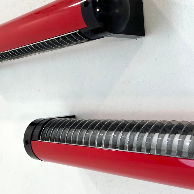 Red Neon Wall Lamp from Disano, 1980s For Sale - Image 6 of 10