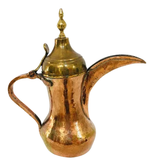 Middle Eastern Dallah Arabic Copper Coffee Pot - 1