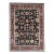 9x12 Timeless Oriental Charcoal Traditional Geometric Hand Knotted Wool Rug For Sale