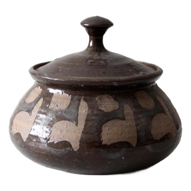 Vintage Studio Pottery Jar For Sale
