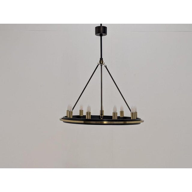 Chambers 9 Light Chandelier from Hudson Valley Lighting For Sale - Image 12 of 13