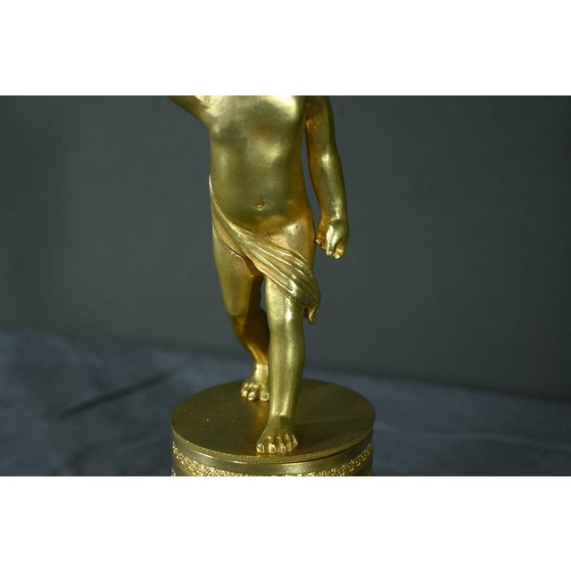 Gilt Bronze Candlesticks, Set of 2 For Sale - Image 9 of 18