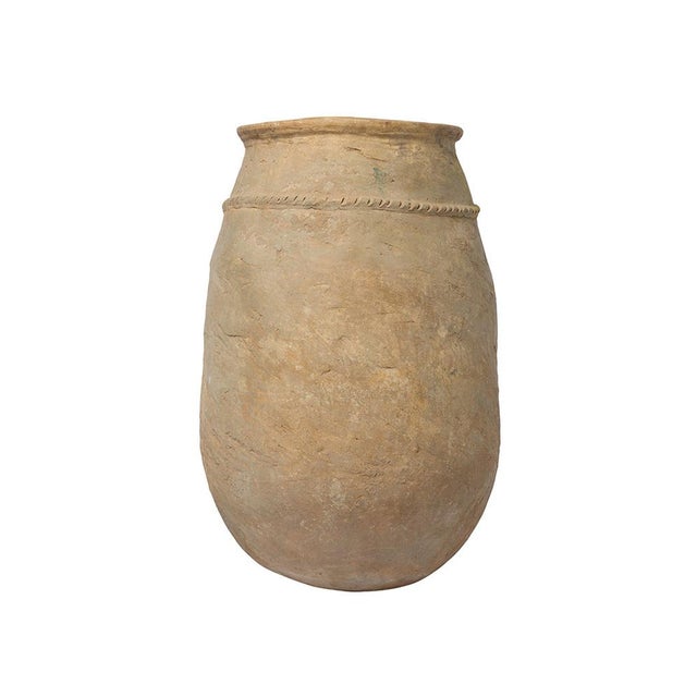 Rustic Large Moroccan Berber Clay Jar in Earthenware For Sale - Image 3 of 7