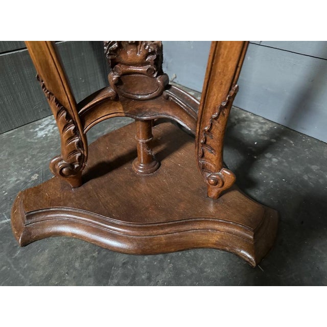 French Walnut Side Table, 1900s For Sale - Image 10 of 16