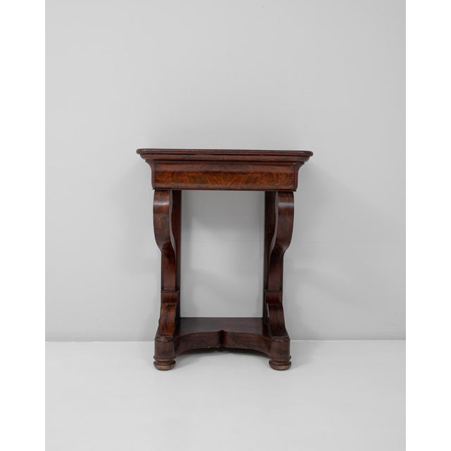 19th Century French Restauration Wooden Console Table in Original Patina For Sale In Greensboro - Image 6 of 18