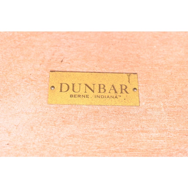 Edward Wormley for Dunbar Mid-Century Modern Walnut Extension Dining Table, Newly Refinished For Sale - Image 11 of 12