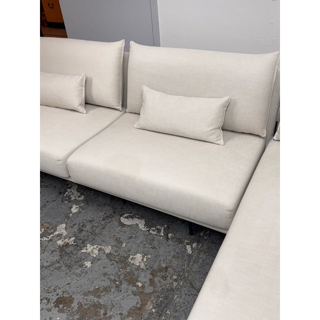 Stua for Design Within Reach Costura Sofa + Chaise Lounge For Sale - Image 9 of 12