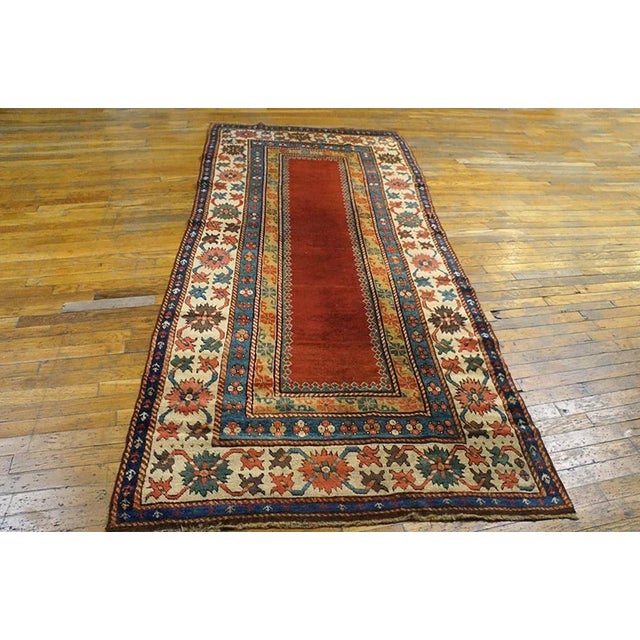 Mid 19th Century Caucasian Kazak Carpet ( 4' x 8'8" - 122 x 264 )