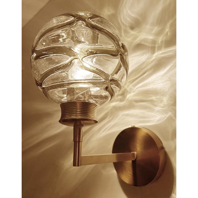 Vintage Murano Glass Sconces from Doria, 1970s, Set of 2 For Sale - Image 18 of 18