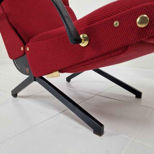 P40 Reclining Lounge Chair by Osvaldo Borsani for Tecno, 1950s For Sale - Image 17 of 18