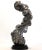 26 Inches Tall Abstract Original Sculpture by Jacob Burmood - Cold Cast Aluminum Artwork "Fluctuation" For Sale - Image 4 of 13